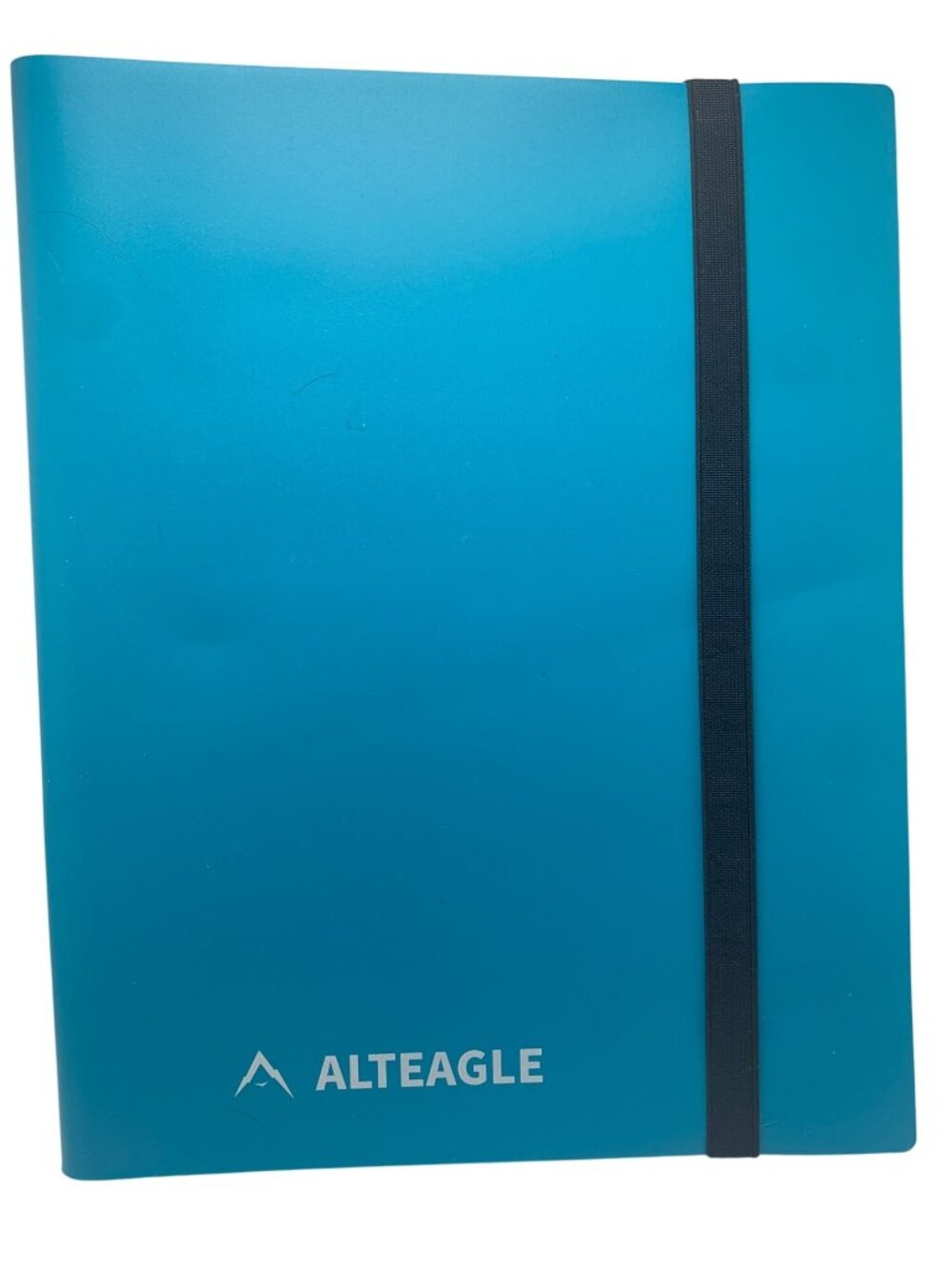 Alteagle Blue Trading Card Binder With Elastic Strap And 9-Pocket Pages For Coll